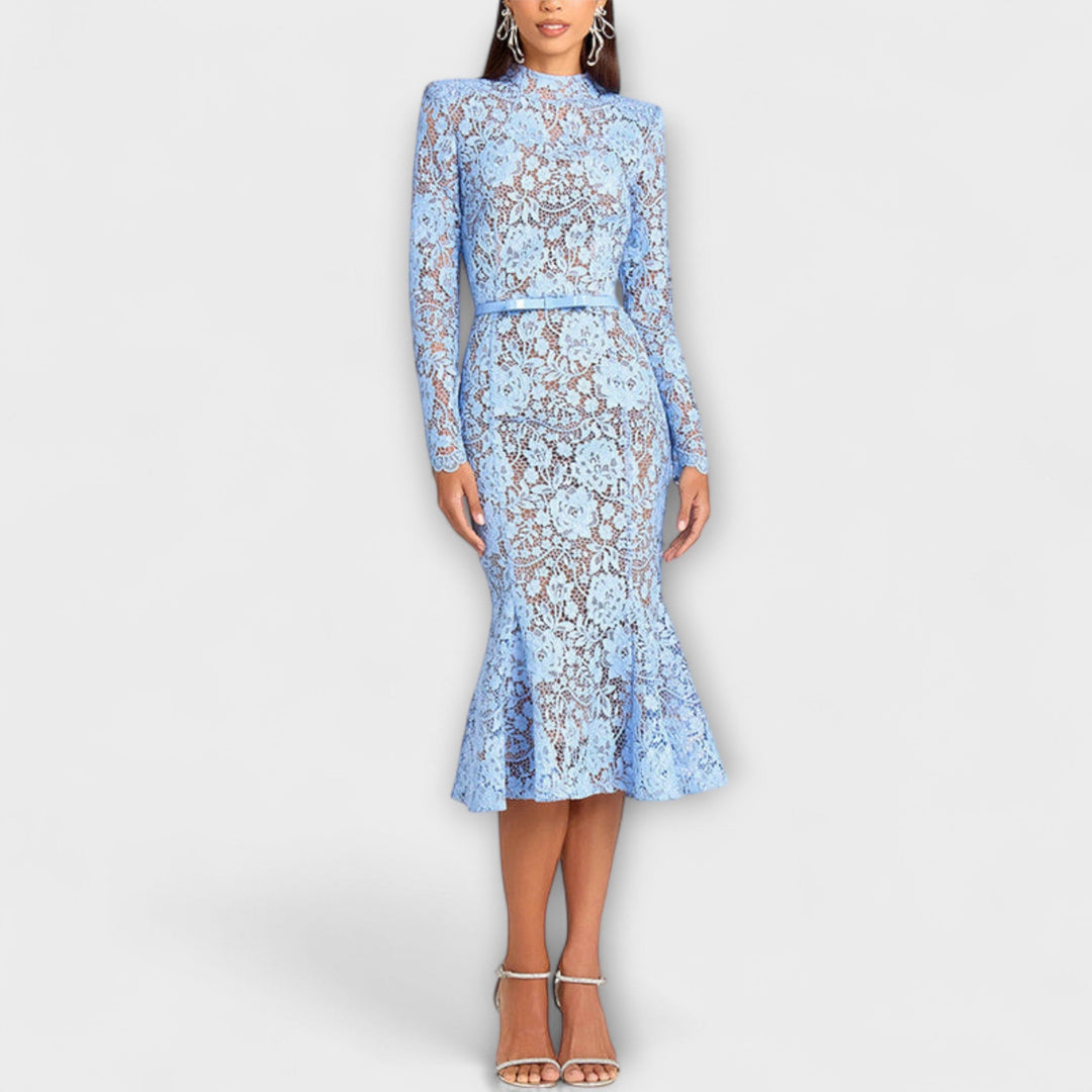 Mia | Elegantní midi šaty z krajky