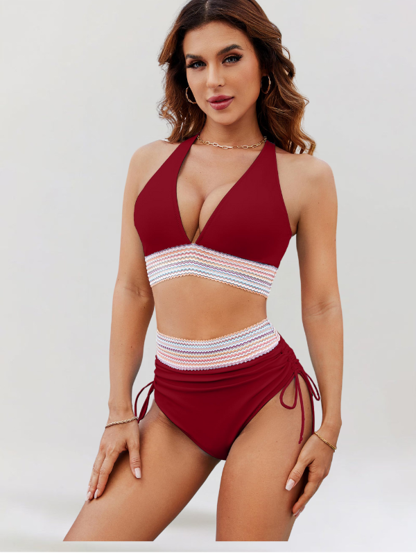 LIDIA | Bikiny set s kontrolou bříška a vysokým pasem
