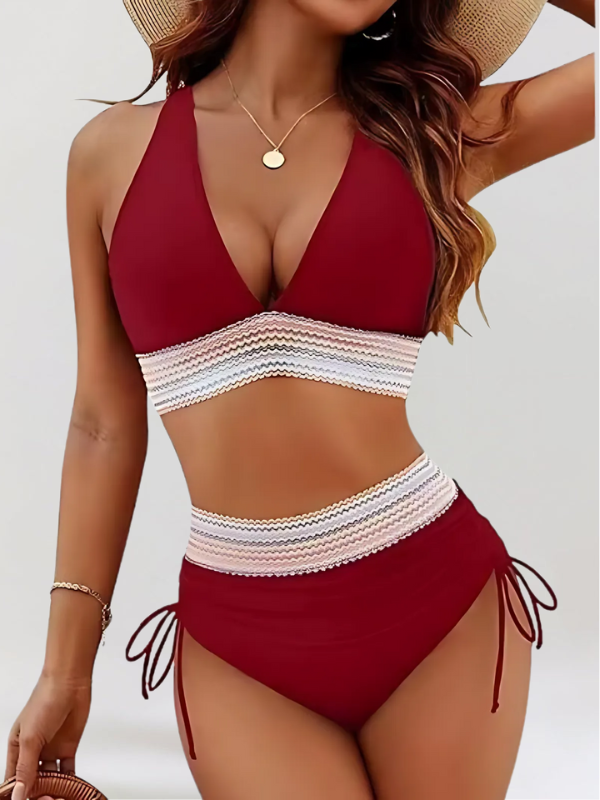 LIDIA | Bikiny set s kontrolou bříška a vysokým pasem