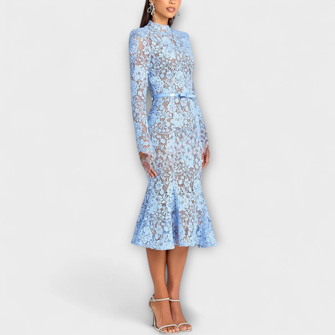 Mia | Elegantní midi šaty z krajky