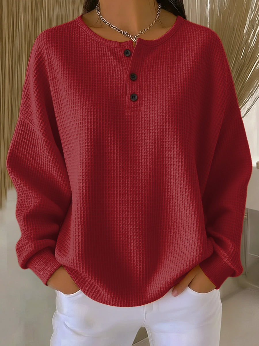 Snuvé™ - Volný kulatý výstřih Sweatshirt