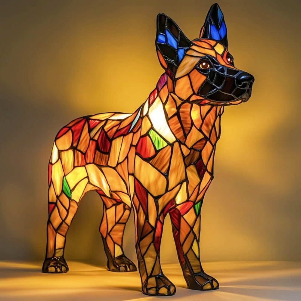 Německý ovčák | světelná lampa