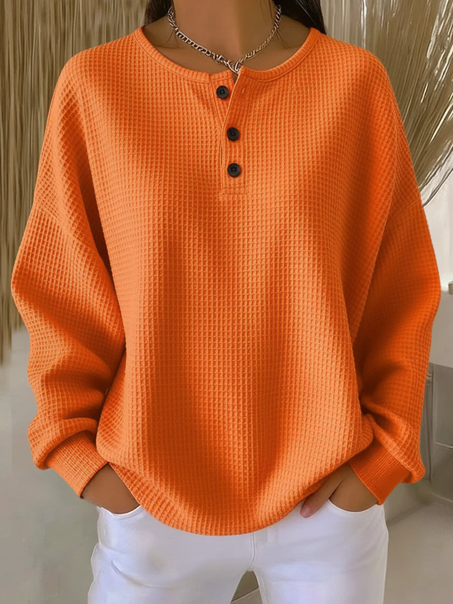 Snuvé™ - Volný kulatý výstřih Sweatshirt