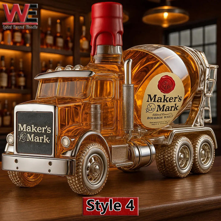 Cementová míchačka Whiskey láhev
