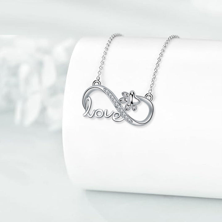 Navždy spojeni – řetízek Paw Infinity stříbrný