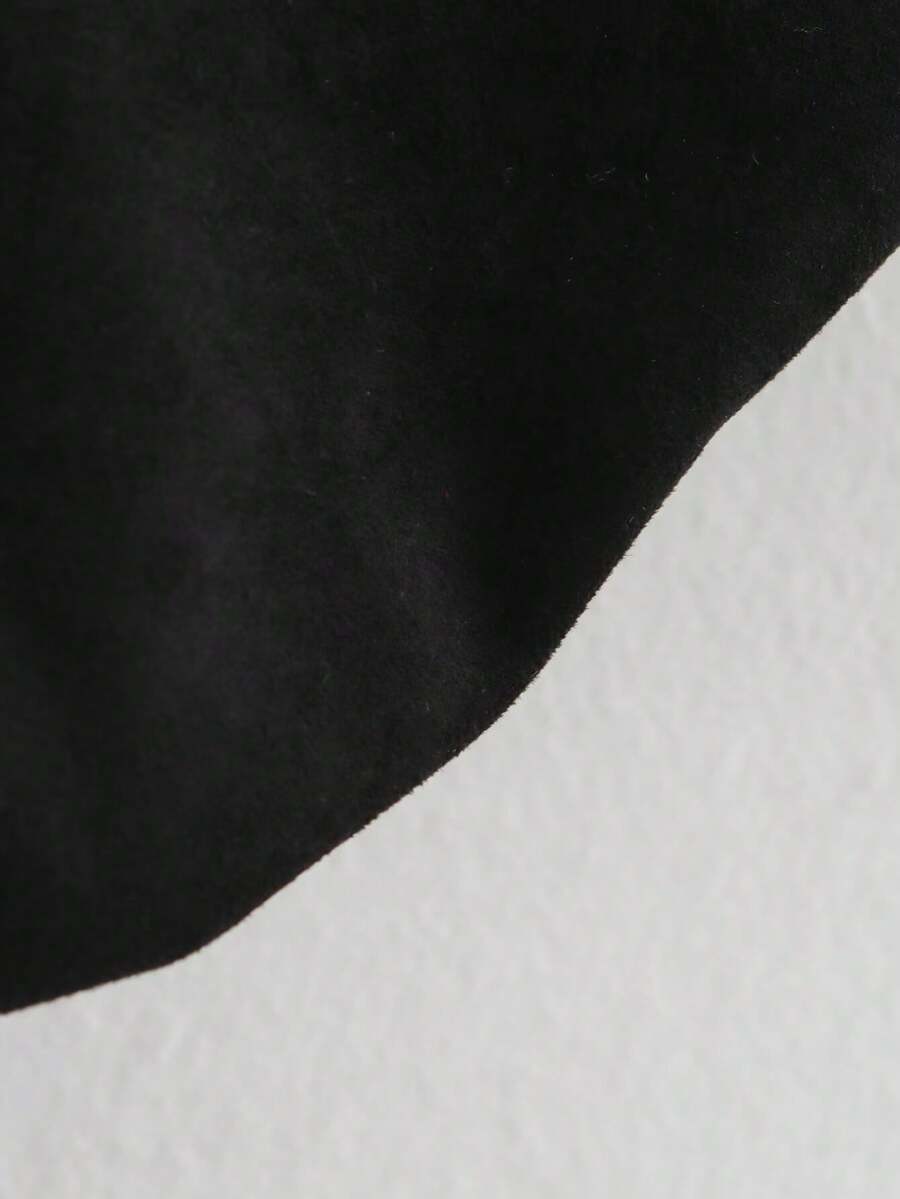 Dámská volná vintage bunda – klasický límec, dlouhý rukáv, podzimní styl