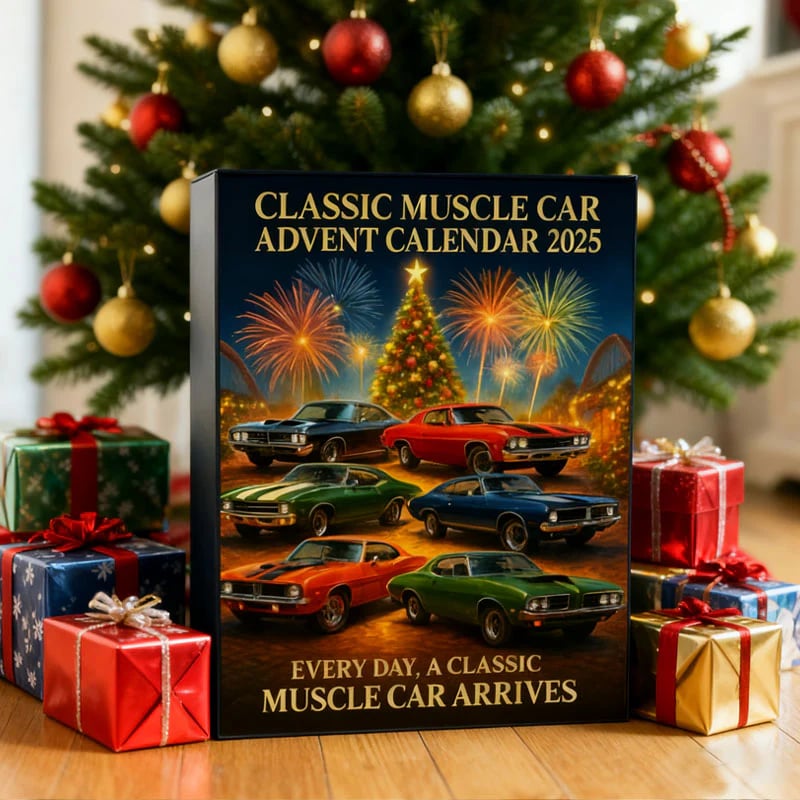 Adventní kalendář klasických automobilů typu Muscle Car 2025