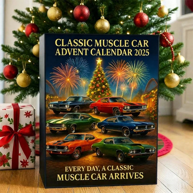 Adventní kalendář klasických automobilů typu Muscle Car 2025