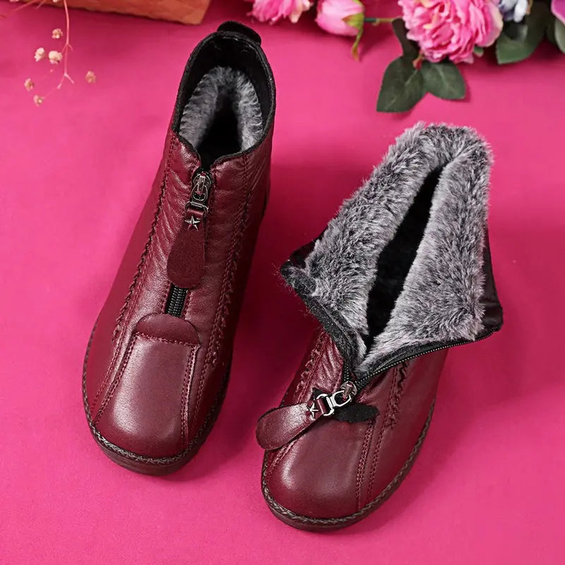 Marie – Dámské protiskluzové boty z přírodní kůže