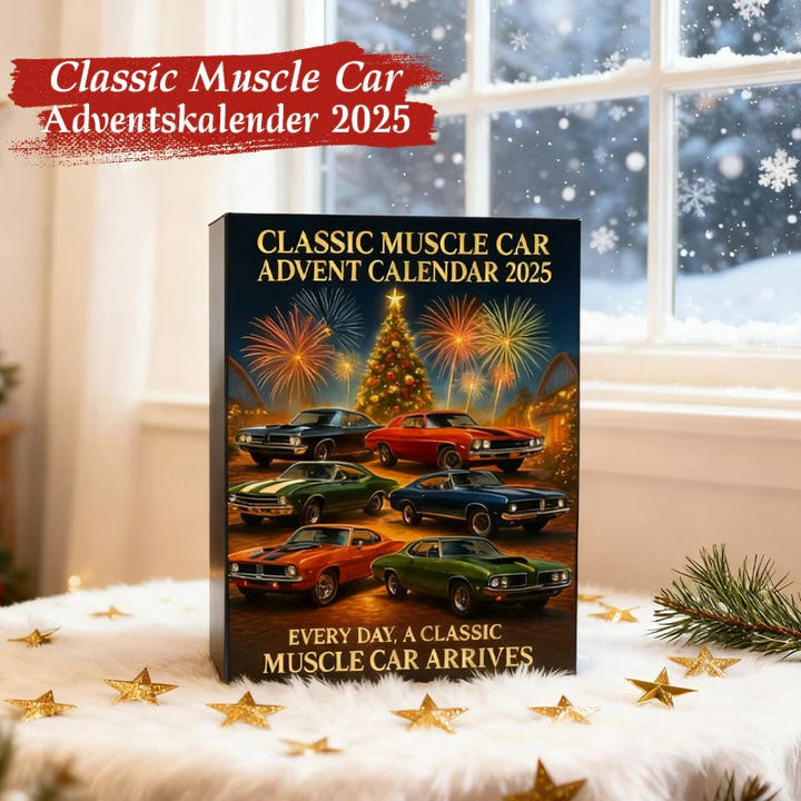Adventní kalendář klasických automobilů typu Muscle Car 2025