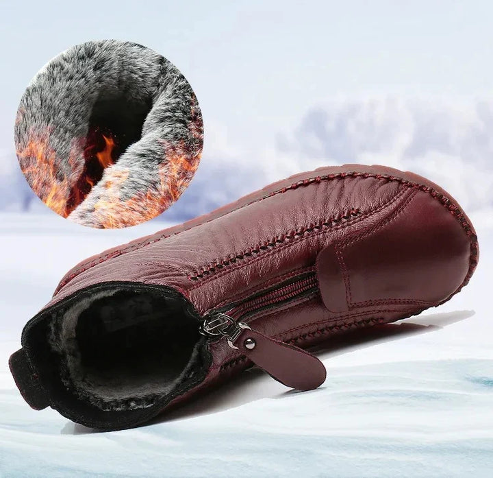 Marie – Dámské protiskluzové boty z přírodní kůže