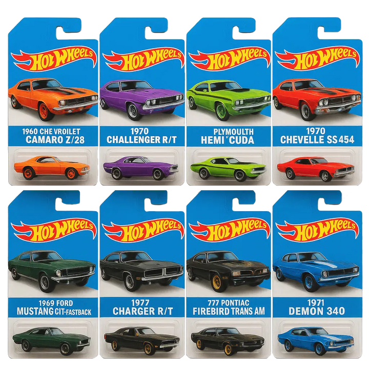 Horký výprodej - 50% SLEVA - Adventní kalendář Hot Wheels Muscle Toy Car - 24 DNŮ 2025
