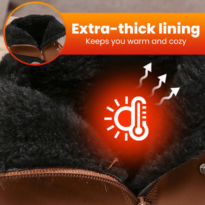 Horký výprodej – dámské boty na vysokém podpatku: silné, teplé a odolné