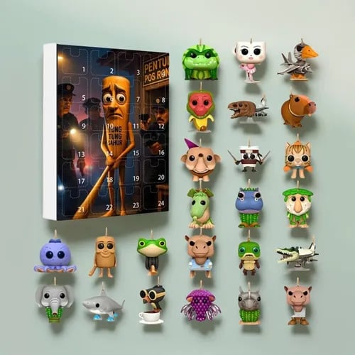 Tung Tung Tung Sahur Italský adventní kalendář s odpočtem do 24 dnů