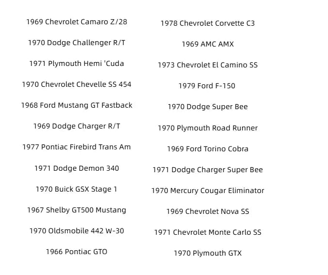 Horký výprodej - 50% SLEVA - Adventní kalendář Hot Wheels Muscle Toy Car - 24 DNŮ 2025